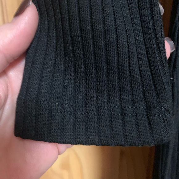 COPY - French Connection Black Long Sleeve Bodycon Dress - Picture 4 of 6